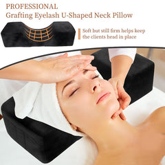 Mekupeu memory foam neck pillow offers quick recovery and support.