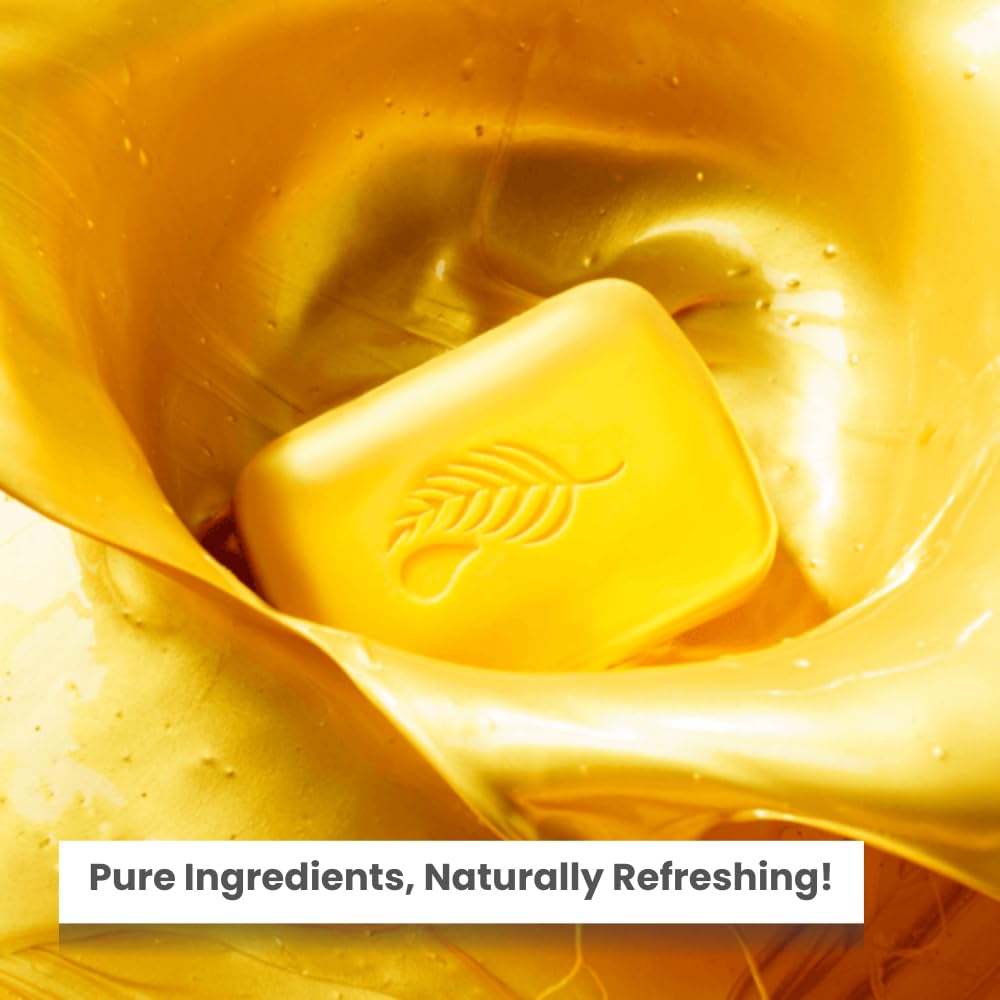 Melaleuca Gold Bar Soap citrus fragrance image suggesting refreshing scent.