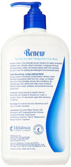 Melaleuca Renew lotion texture swatch demonstrates rich moisturization for dry skin.