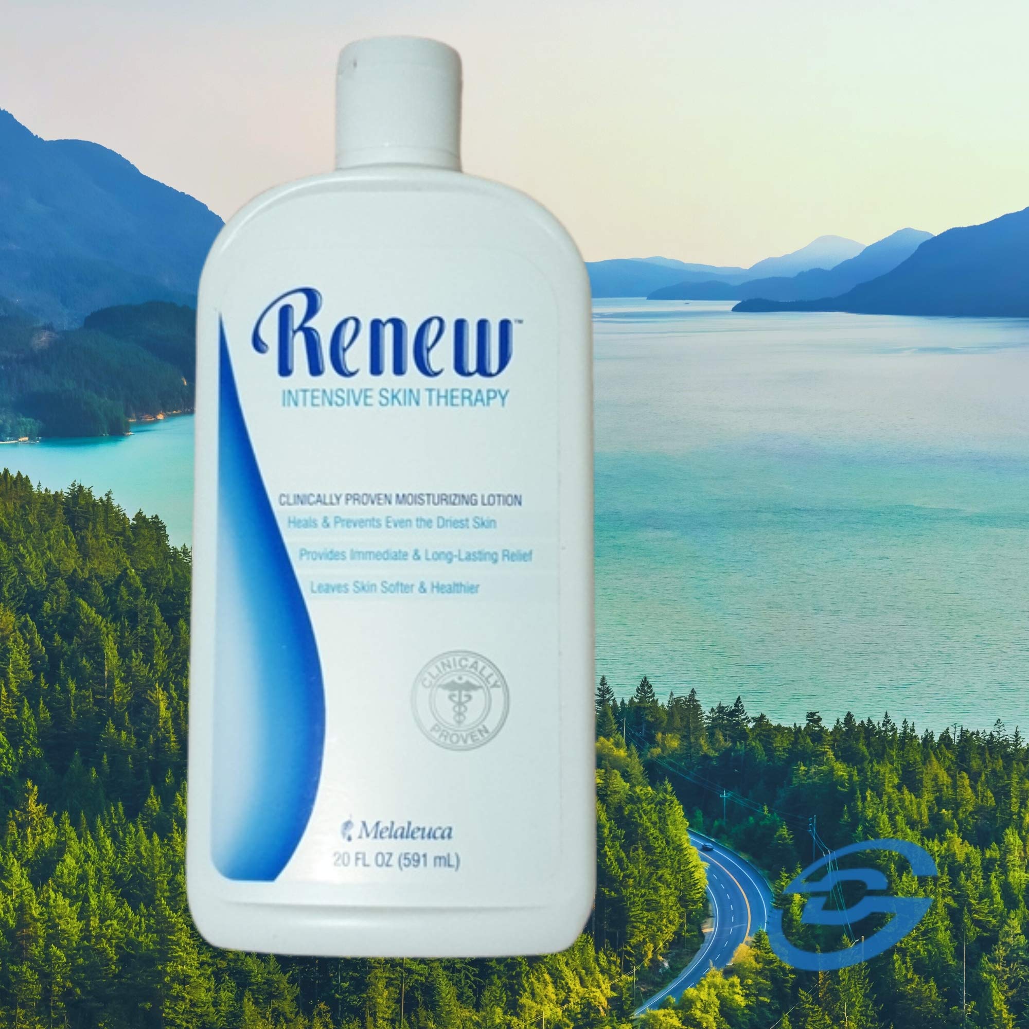 Melaleuca Renew packaging without pump emphasizes simple dispensing.