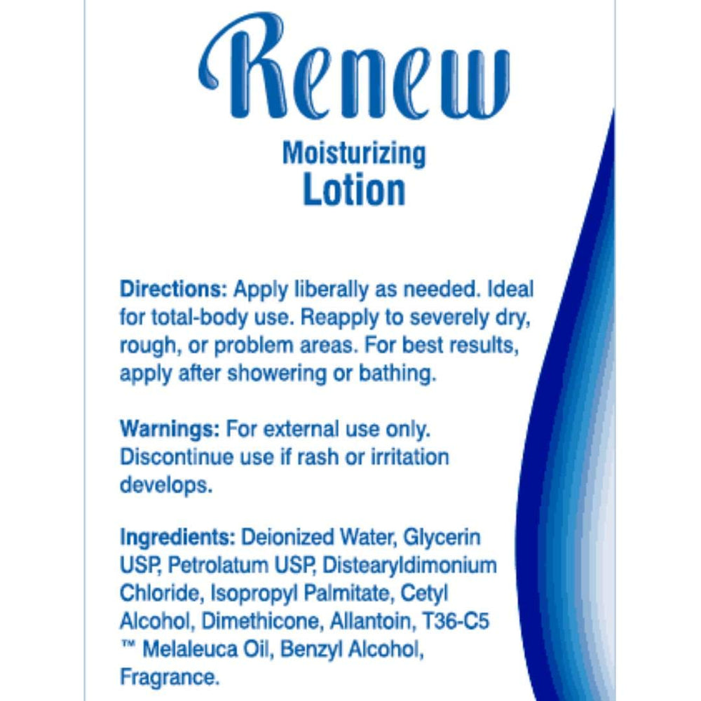 Melaleuca Renew plant-based glycerin highlights natural moisturizers.