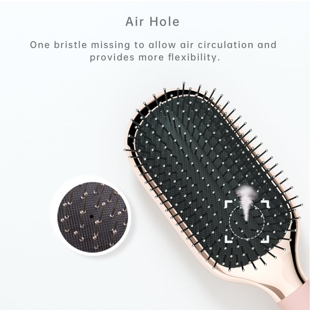 Melbang Hair Brush anti-static-bristles reduce frizz and tangle