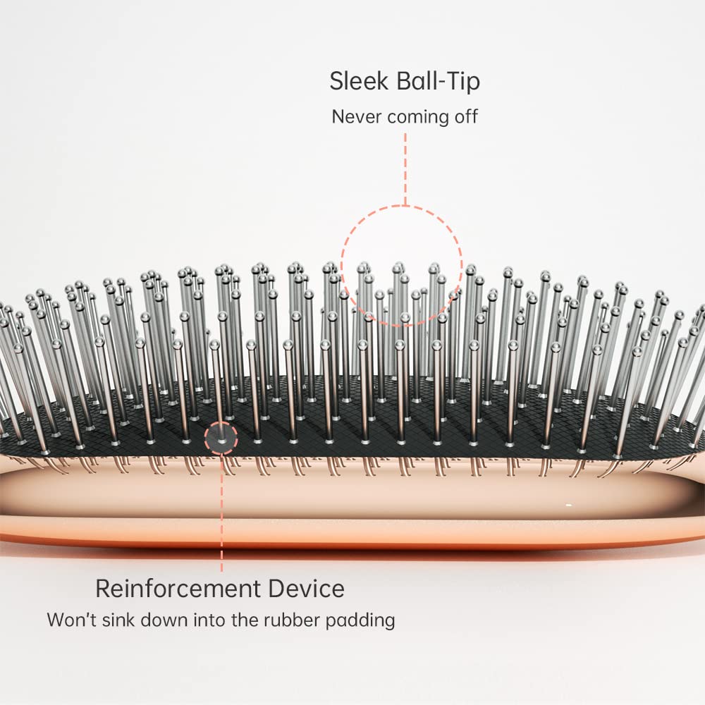 Melbang Hair Brush durable-steel-bristles withstand daily use