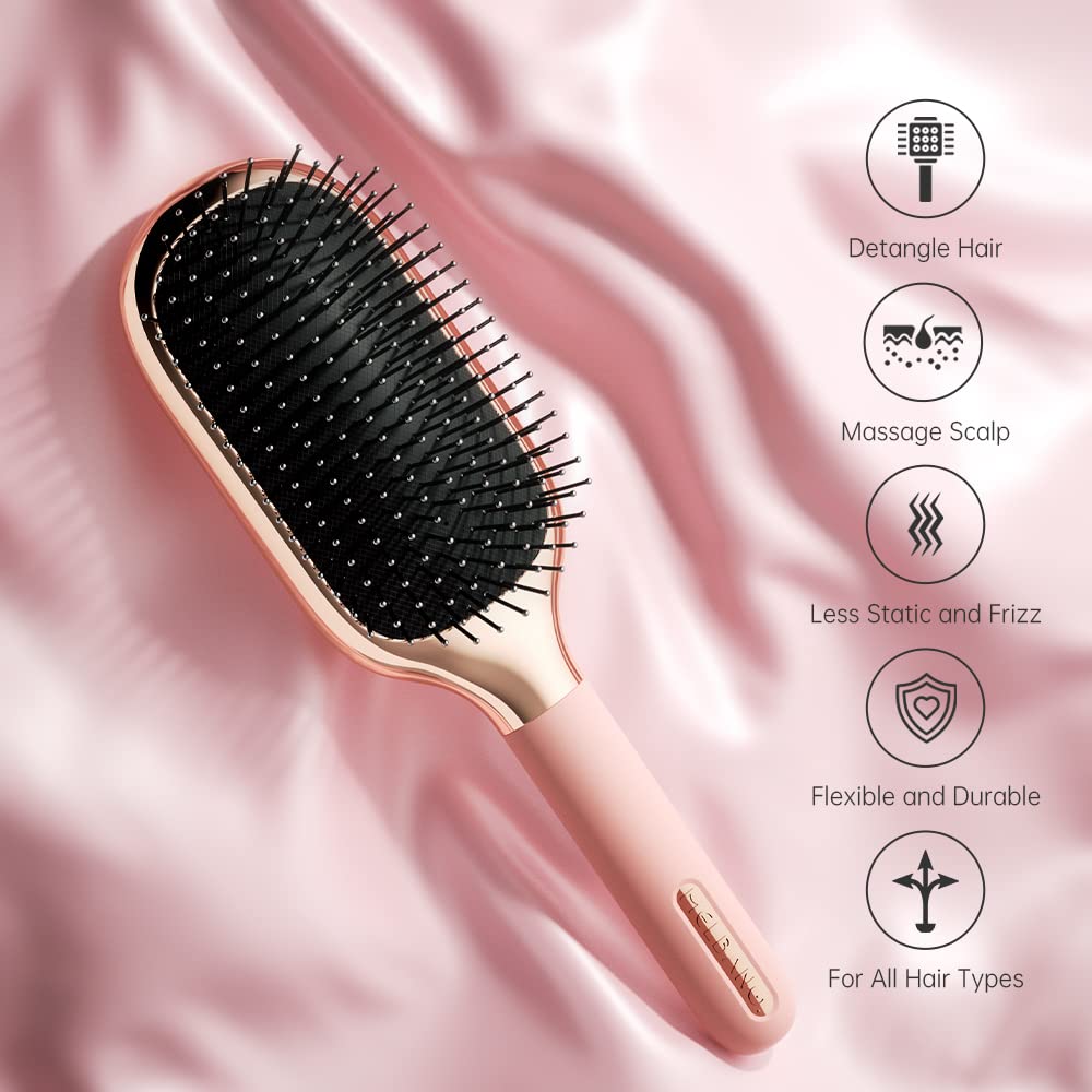 Melbang Hair Brush scalp-massage-bristles for relaxing scalp care