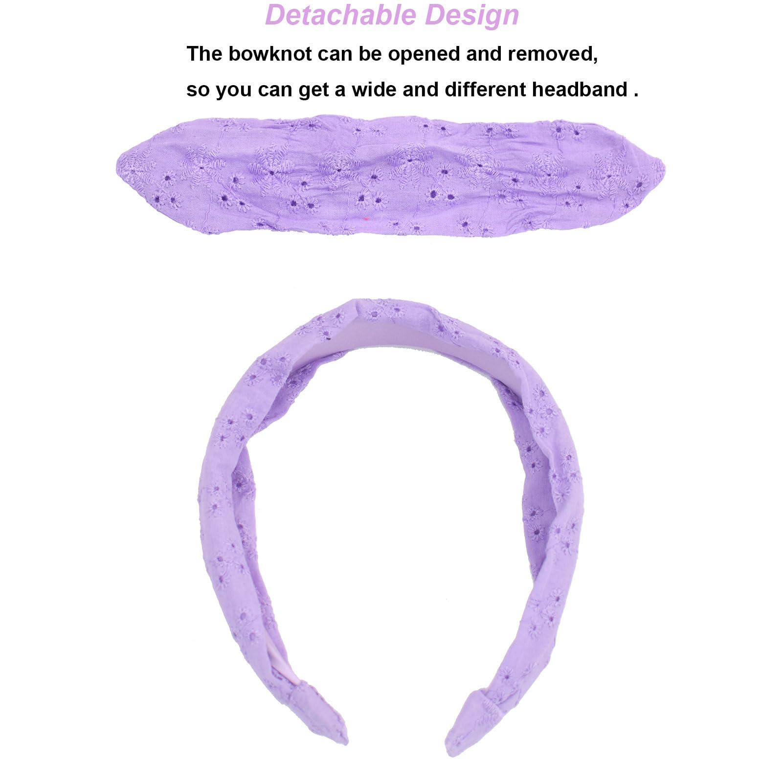 Melbelia non-slip headband with soft cotton wrap for all-day comfortable wear.