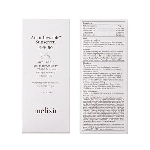 Melixir Airfit with hyaluronic acid glow on skin.