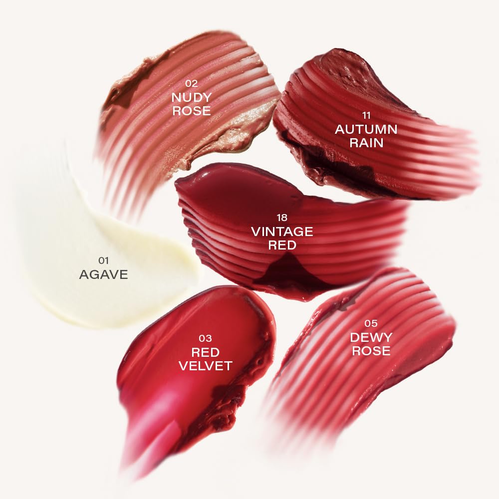 Melixir lip butter tube with red tint suggests subtle color.