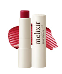 Melixir vegan lip butter stick closed for portable hydration and clean beauty