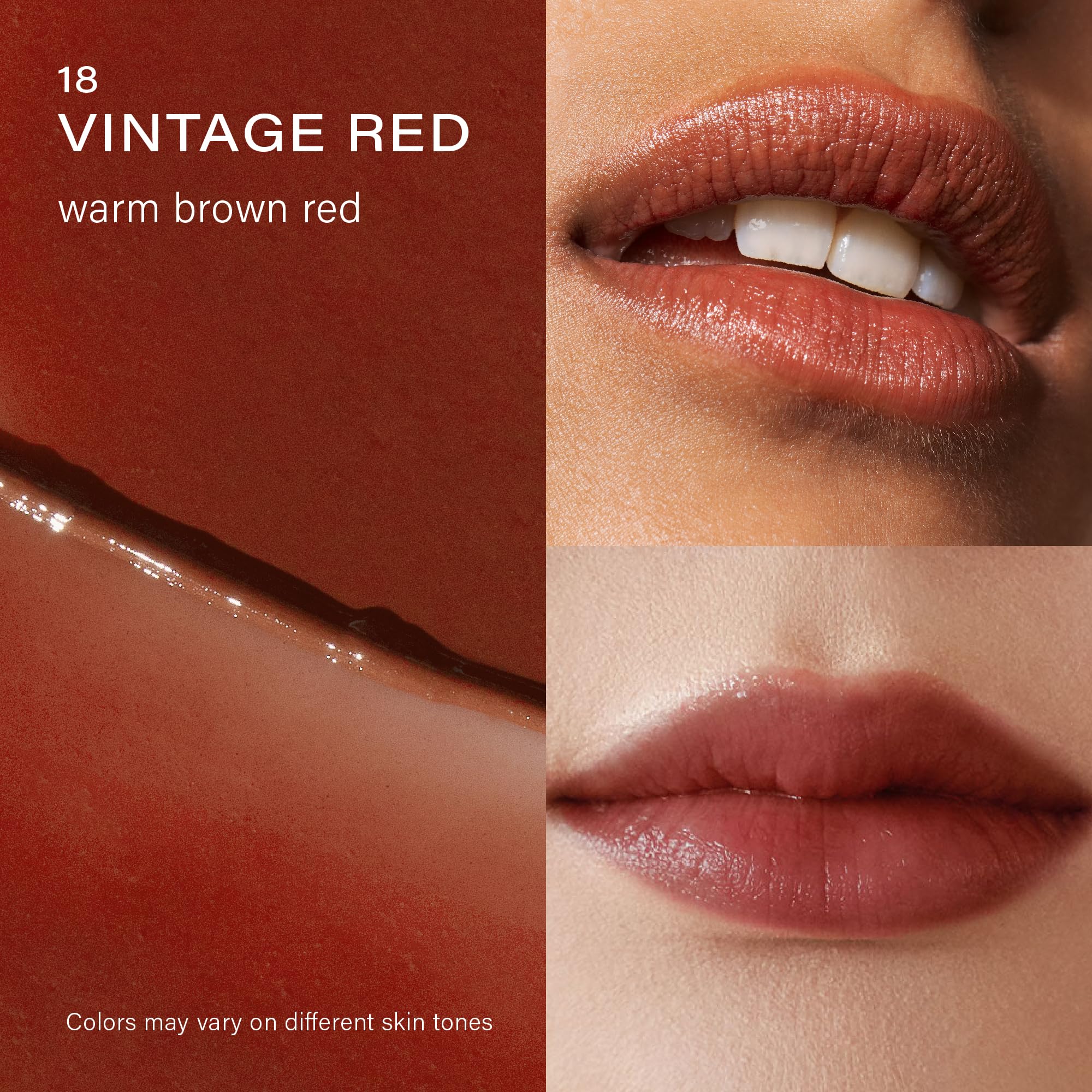 Melixir lip butter application swirl demonstrates smooth glide.