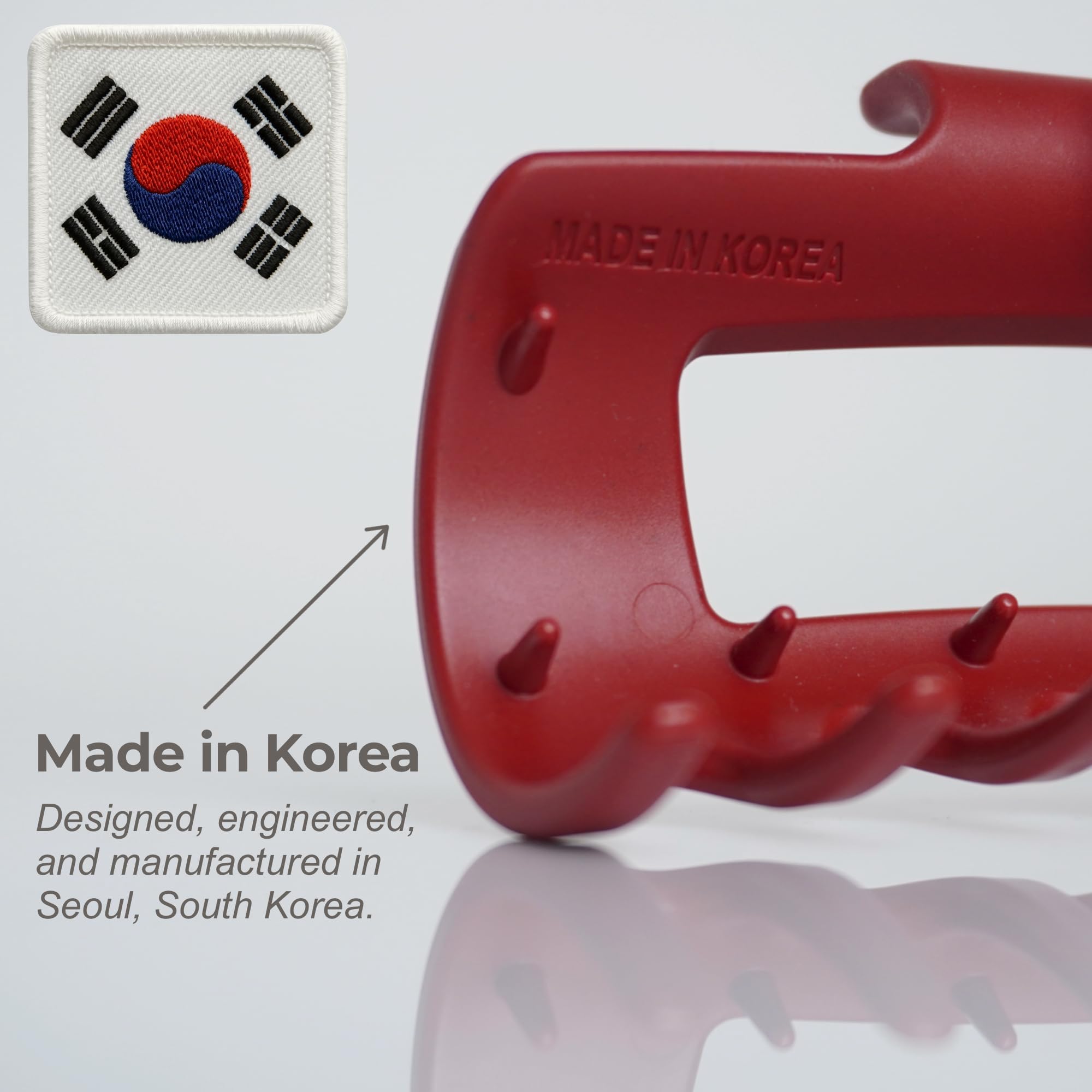 Mello Original hair claw clip inward-curving teeth close-up highlighting scalp-friendly design