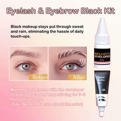 MELLUCCI brow lamination kit tools for easy shaping and color setting.