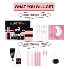 MELLUCCI lash lift tools included enable precise lash curling.