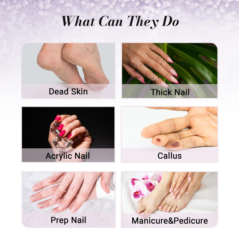 MelodySusie enables precise shaping and edge smoothing on delicate gel or natural nails.