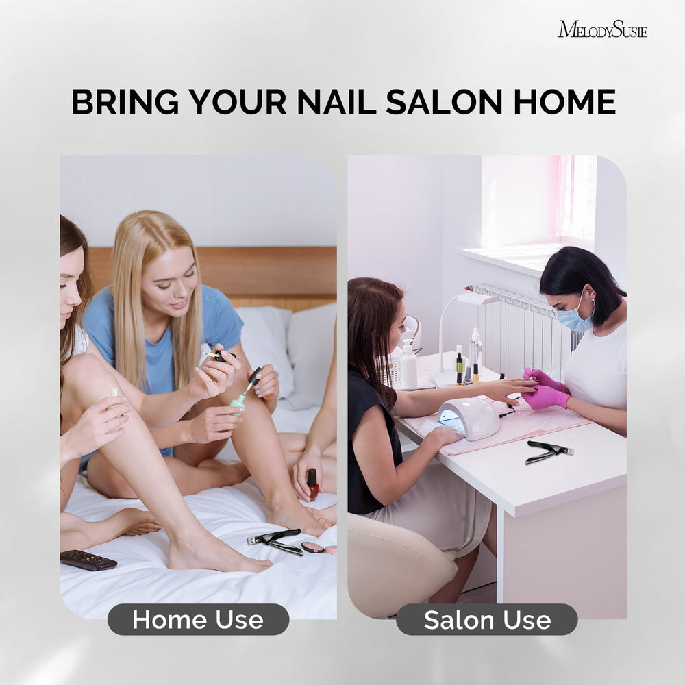 MelodySusie acrylic nail clippers durable design ensures long-lasting performance.