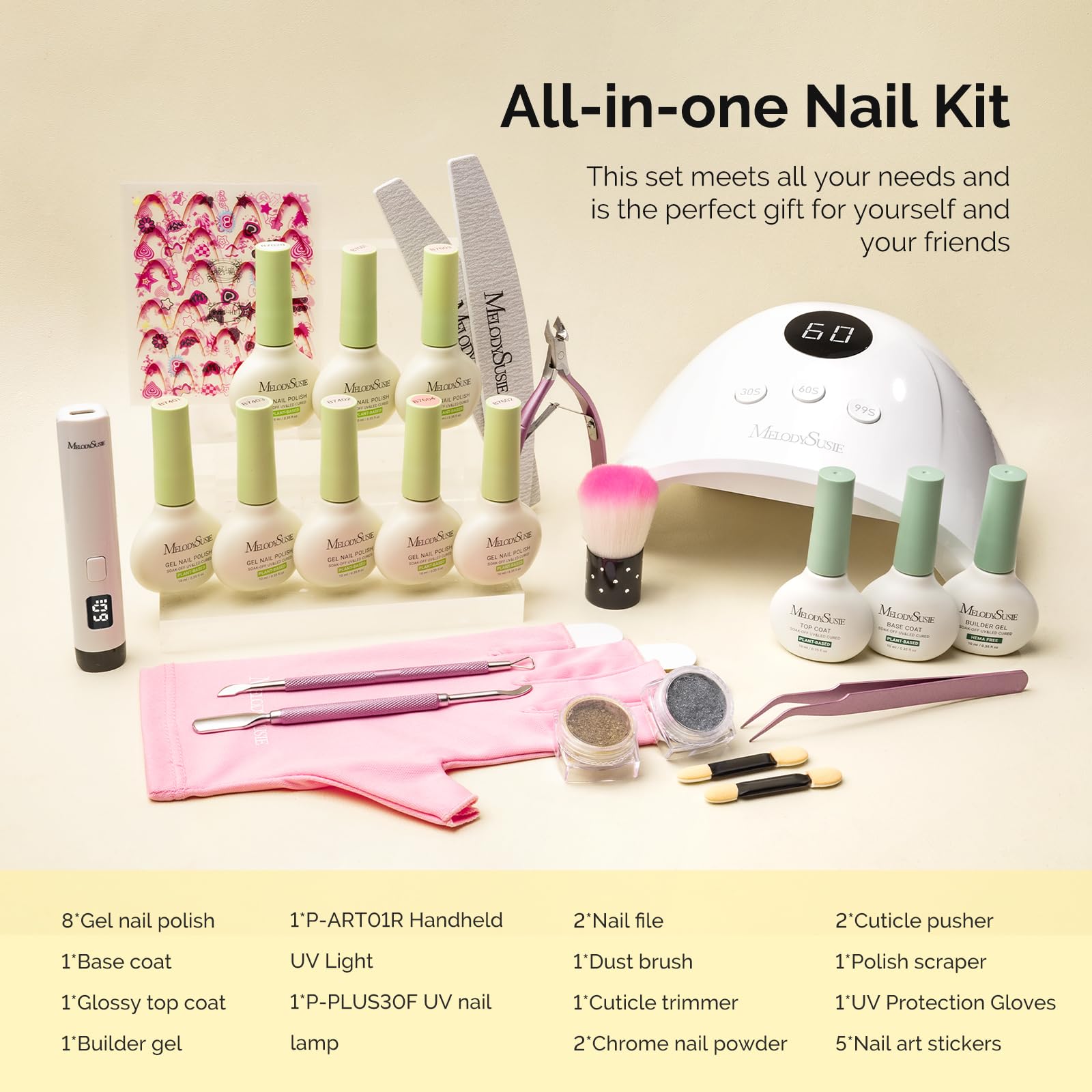 MelodySusie nail art stickers for quick creative embellishments