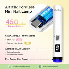 MelodySusie P-ART01R lamp handheld cordless design for precise art