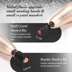MelodySusie 240 grit sanding band for polishing and shine on nails.