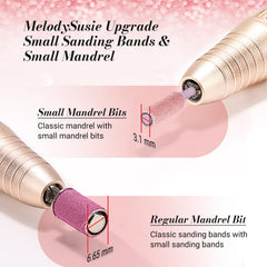 MelodySusie 3-32 inch mandrel shank showcased with compatible drill.
