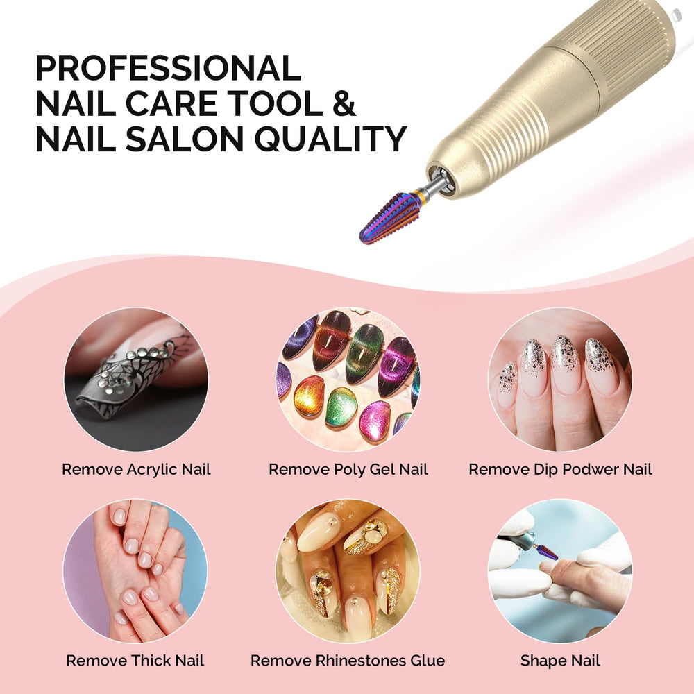 MelodySusie 3/32inch shank fits most professional drills for versatile salons.