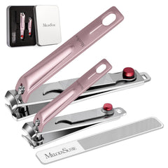 MelodySusie 3-in-1 nail clipper set for precise trimming at home.