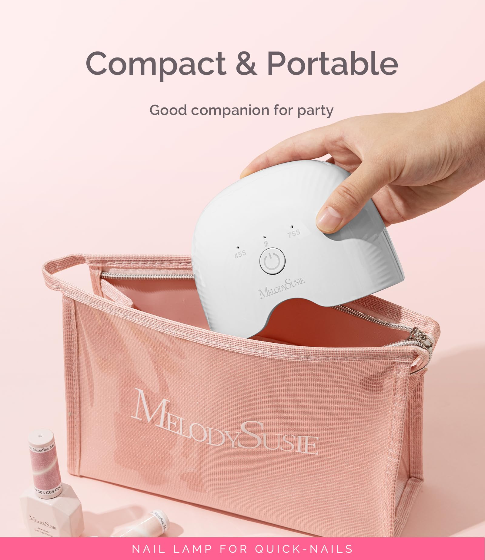 MelodySusie 45s and 75s timer settings for varied nail designs