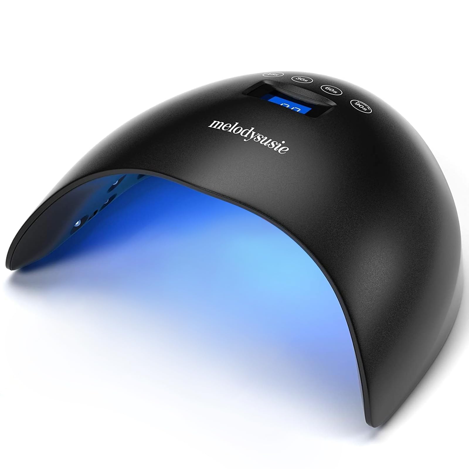 MelodySusie 48W LED UV nail lamp front view for home gel manicures