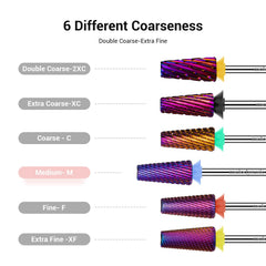 MelodySusie purple shaping bit for controlled shortening and shaping.