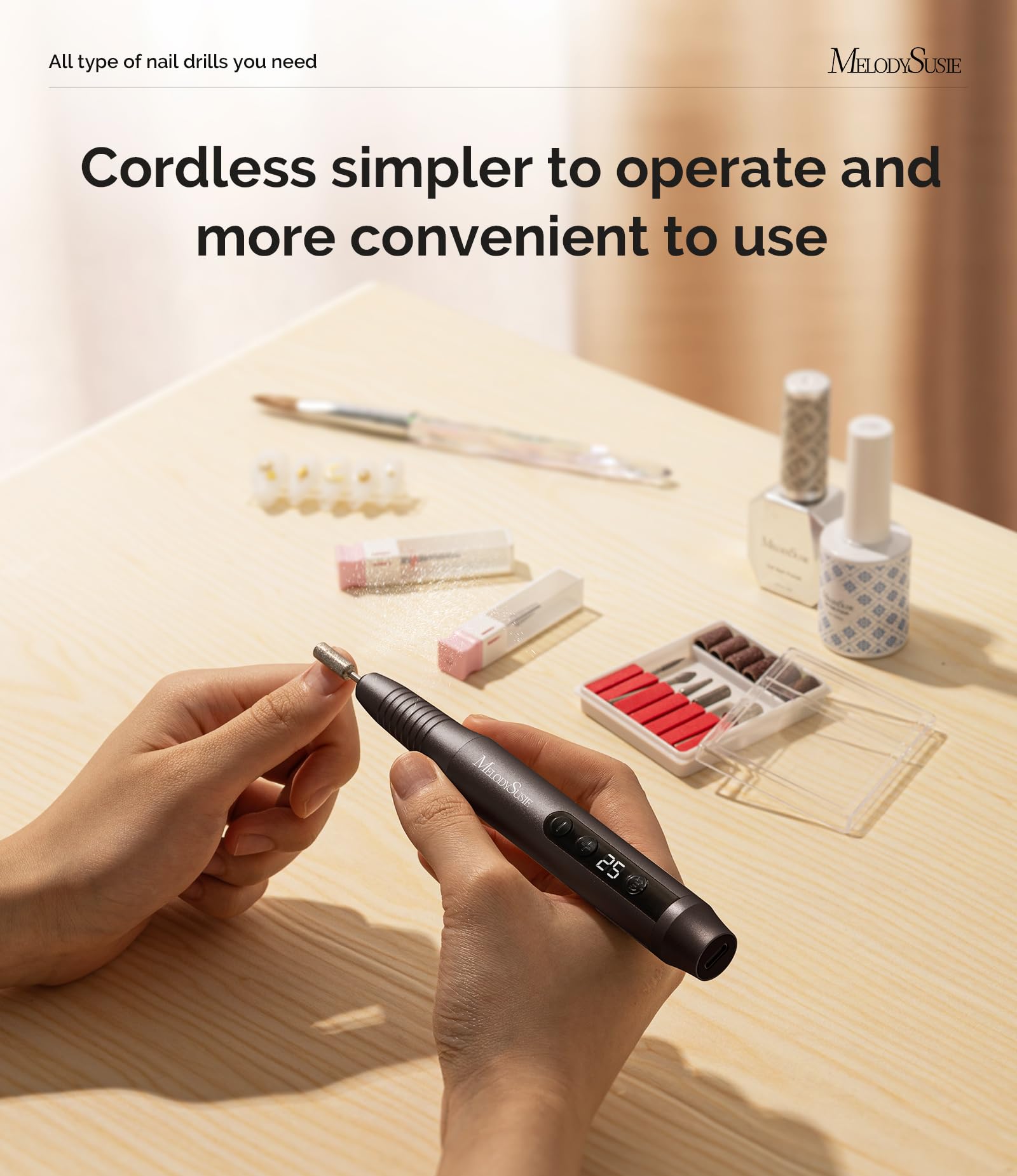 MelodySusie six piece bits kit offers versatile grinding and polishing options.