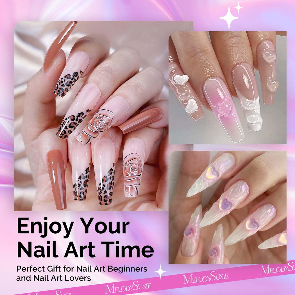 MelodySusie 4Pcs set ideal for DIY home salon nail extensions