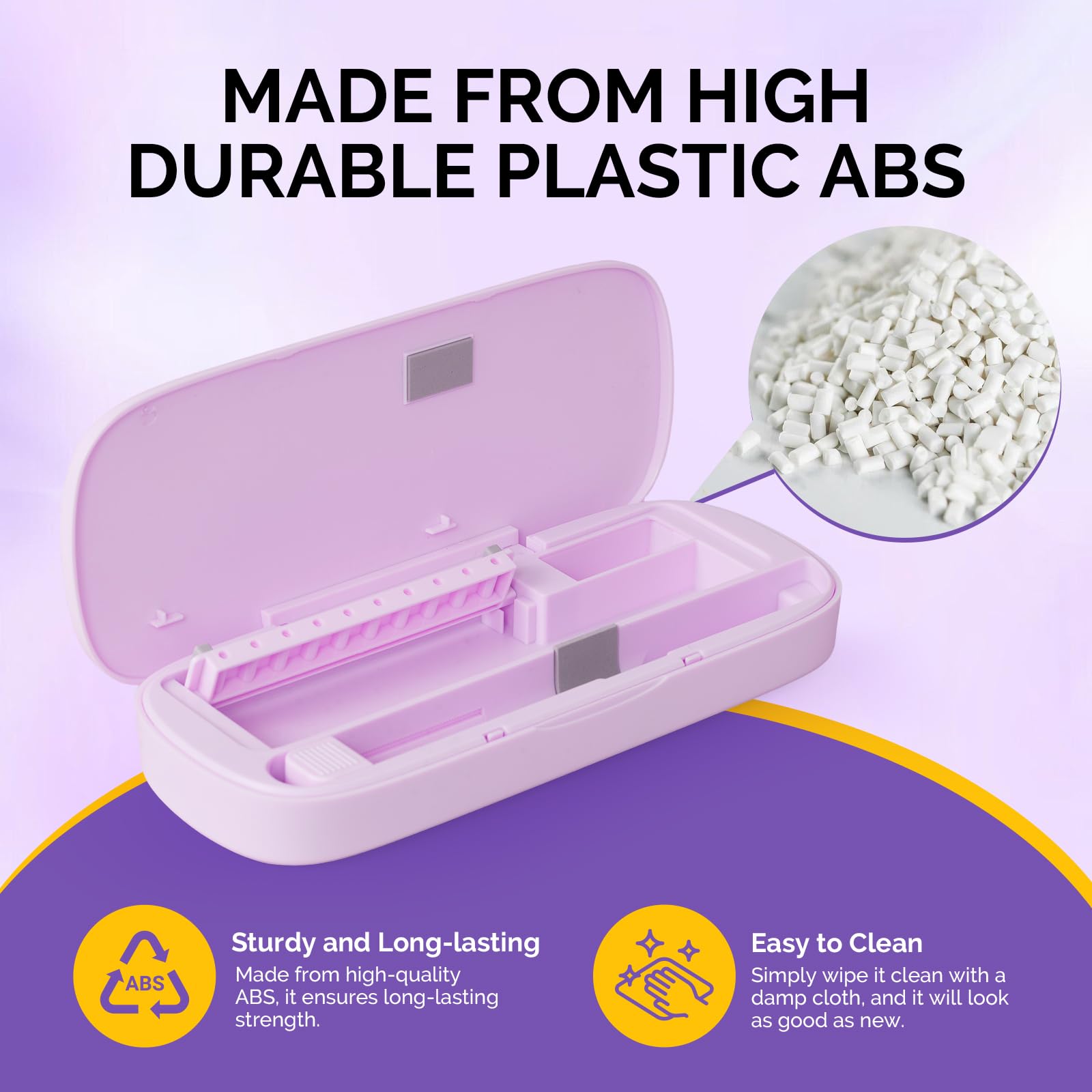 MelodySusie anti-collision strips protect contents during transport.