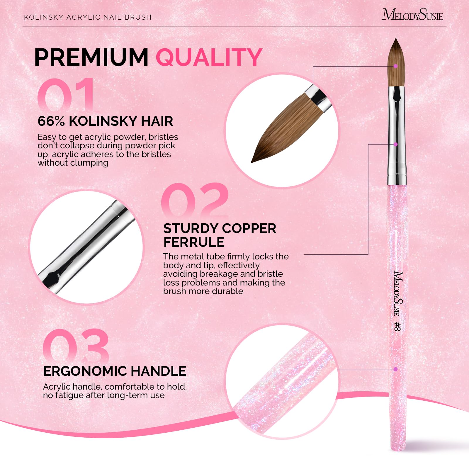 MelodySusie Aurora glitter cap highlights luxurious aesthetic for creative nail designs.