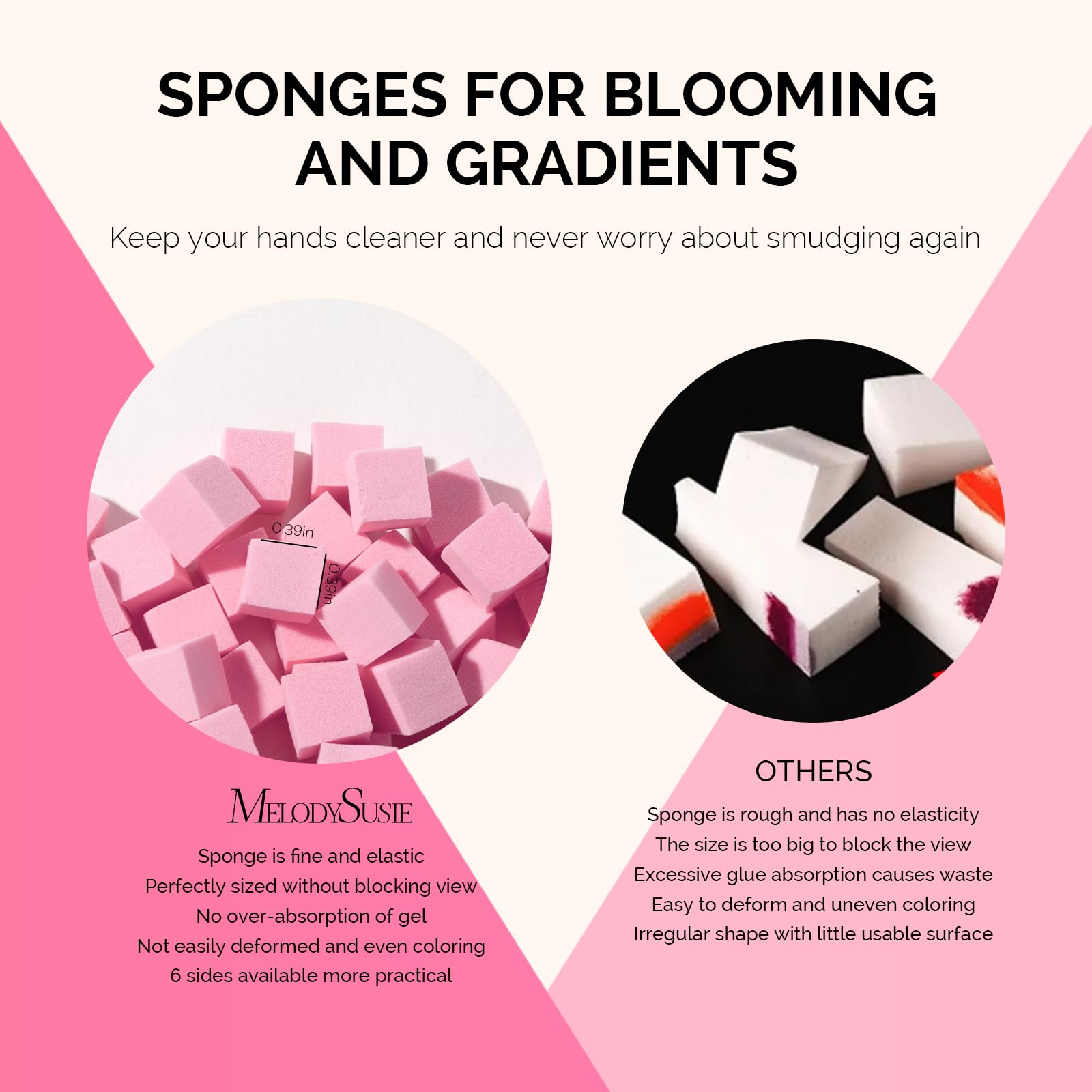 MelodySusie blooming nails gradient tools help achieve blooming effects