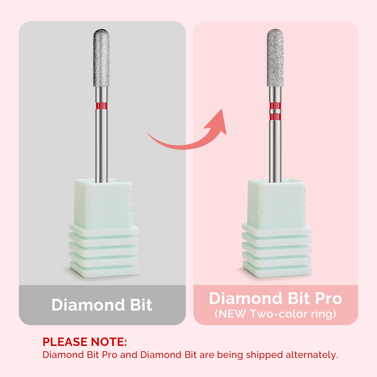 MelodySusie carbide diamond nail bit in silver designed for durable professional care.