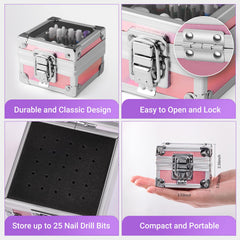 MelodySusie ceramic diamond carbide bits offer precise smoothing on natural and artificial nails