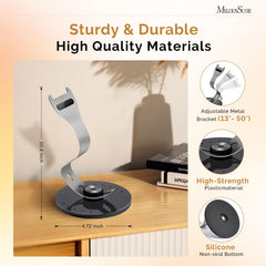 MelodySusie clip-on nail drill holder adjustable angle for ergonomic use.