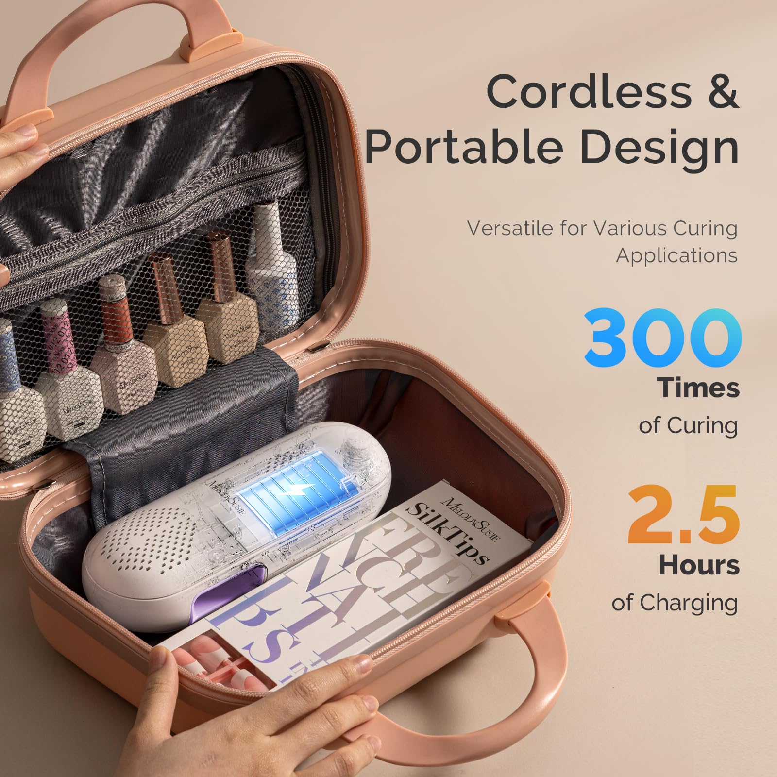 MelodySusie P-PLUS20F two timer settings enable customizable curing times