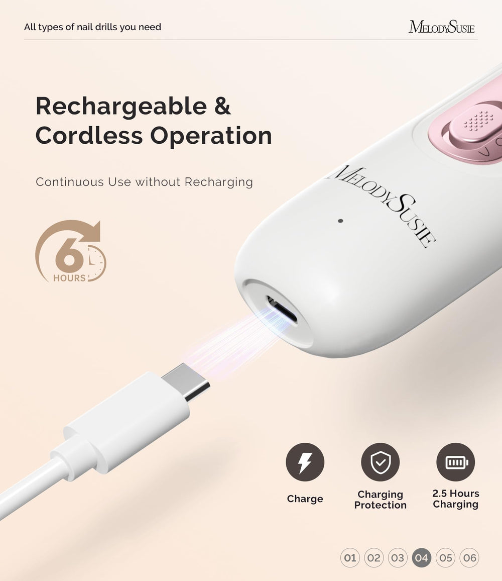 MelodySusie compact ergonomic design fits comfortably in hand.