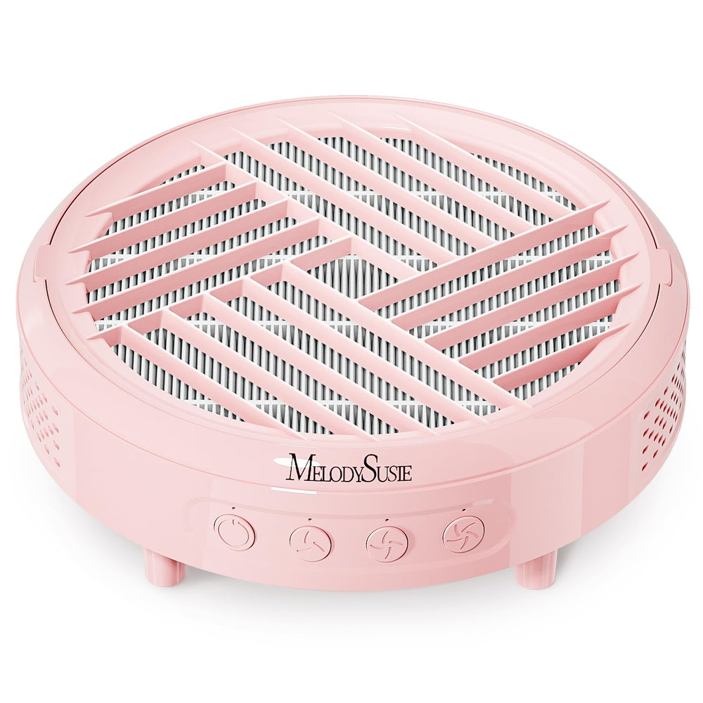 MelodySusie compact nail dust collector front view reduces nail dust during filing