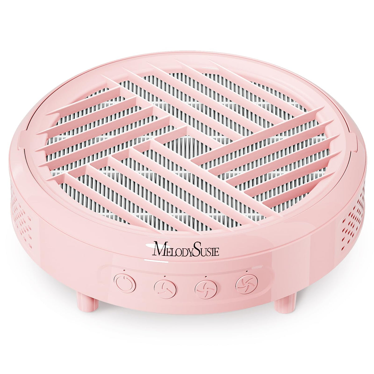 MelodySusie compact nail dust collector front view reduces nail dust during filing