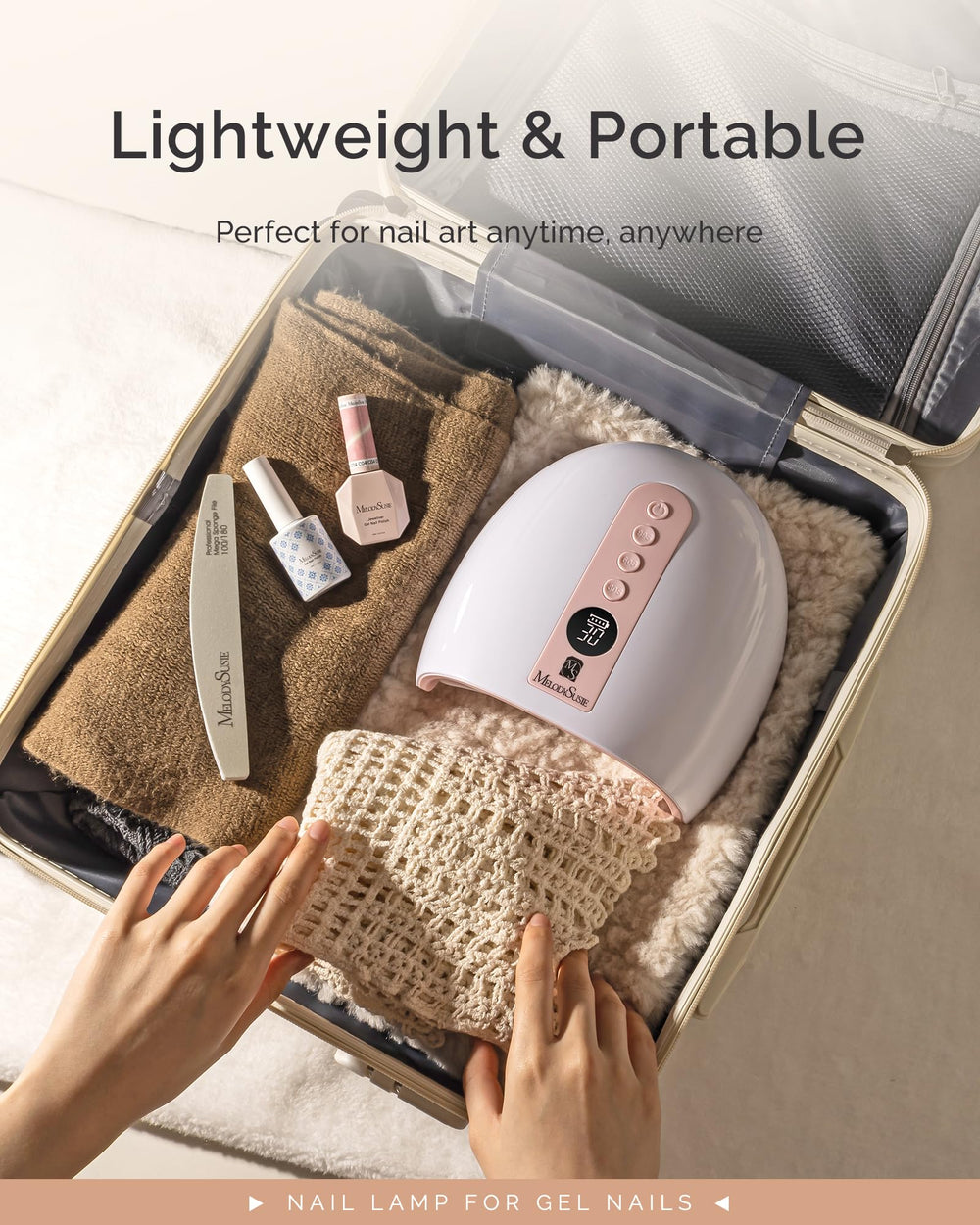 MelodySusie compact design fits small desks and home studios.