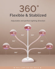 MelodySusie cordless nail dryer in a compact design for on-the-go clients.