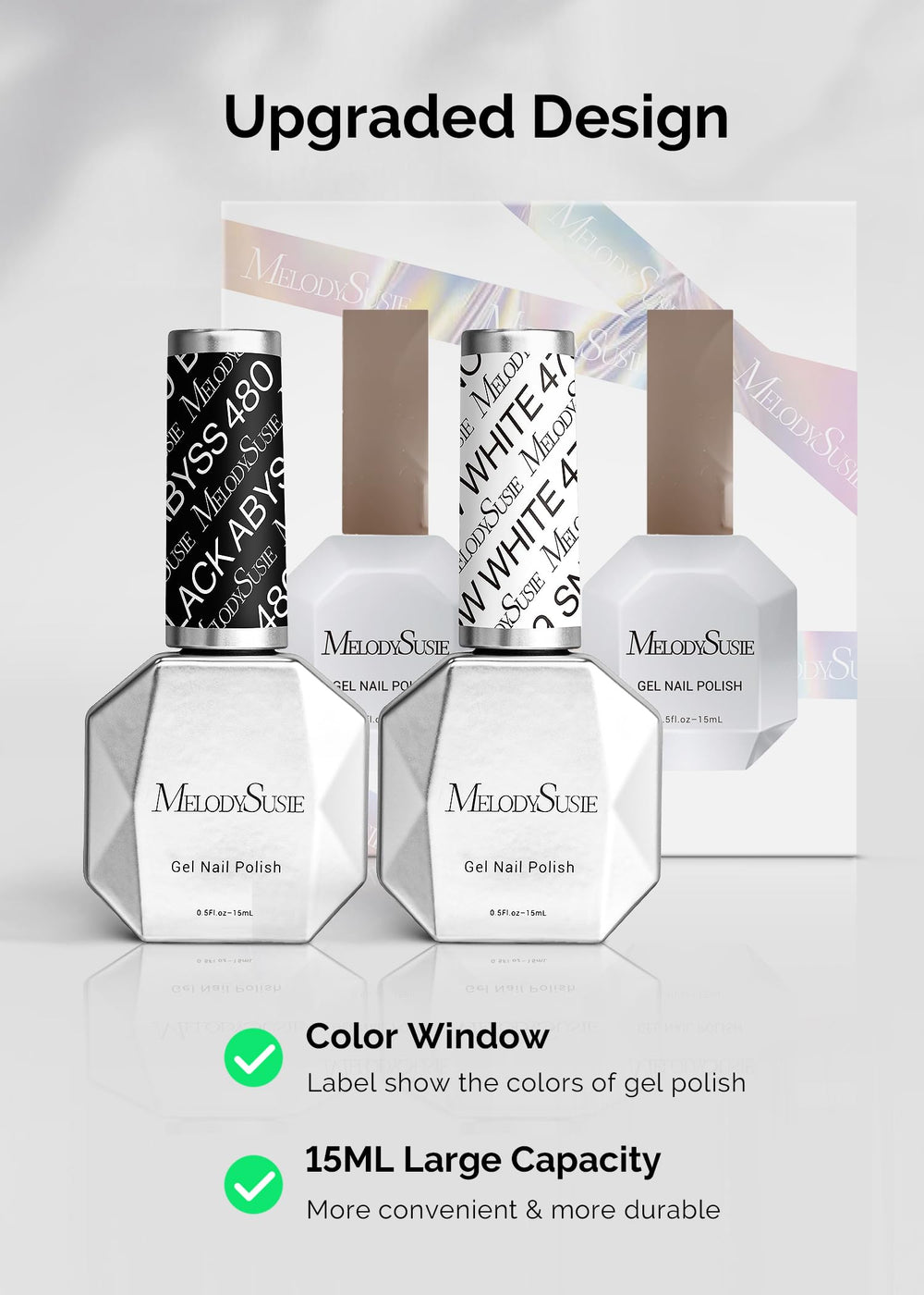 MelodySusie durable high-gloss formula provides long-wear results.
