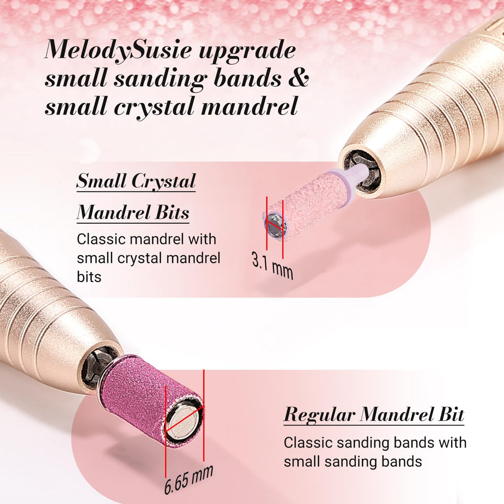 MelodySusie edge shaping example to prep gel or acrylic finishes.