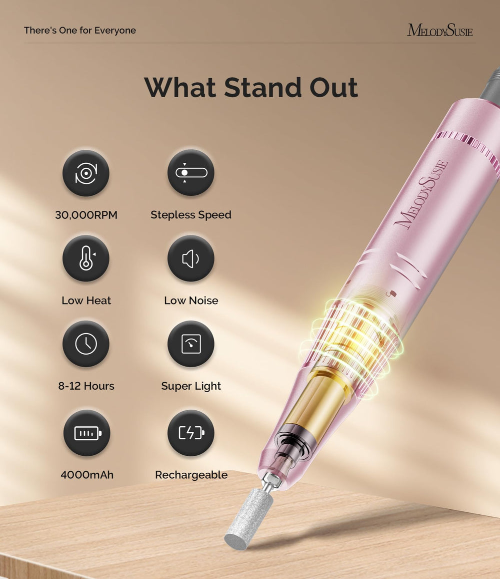 MelodySusie clip-on drill with adjustable speed enables versatile shaping