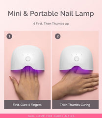 MelodySusie four-finger curing supports quick, even soft gel results