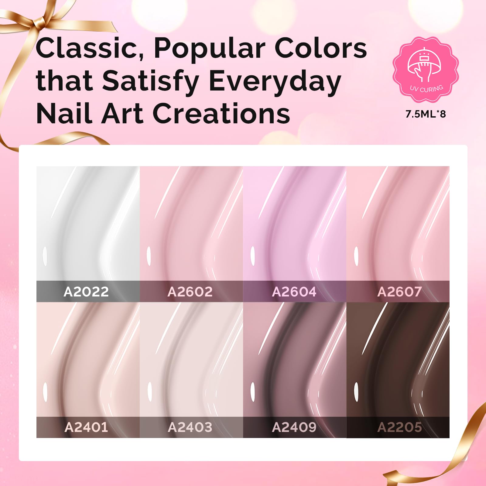 MelodySusie gel polish colors deliver rich saturation for glossy finishes