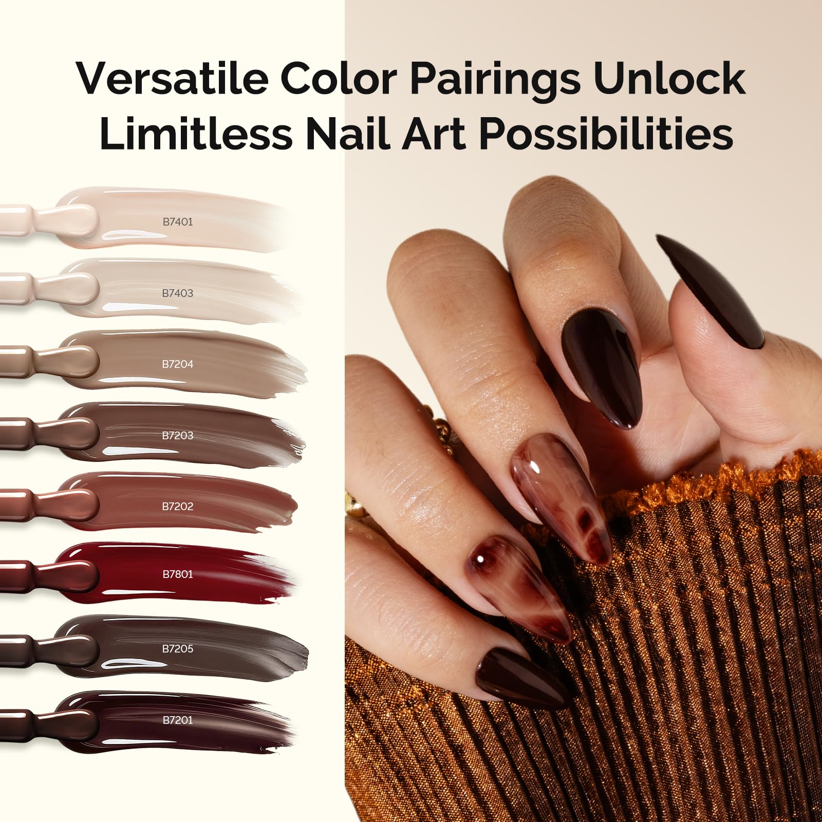 MelodySusie glossy top coat adds shine and protection