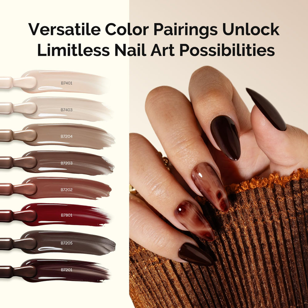 MelodySusie glossy top coat adds shine and protection