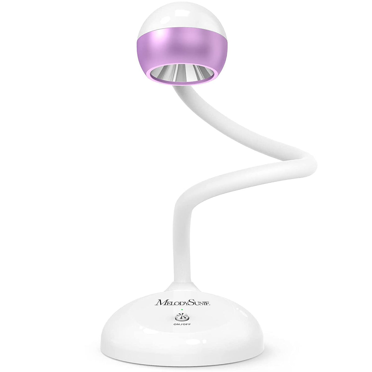 MelodySusie gooseneck UV nail lamp with angle adjustment for precise hands-free curing.