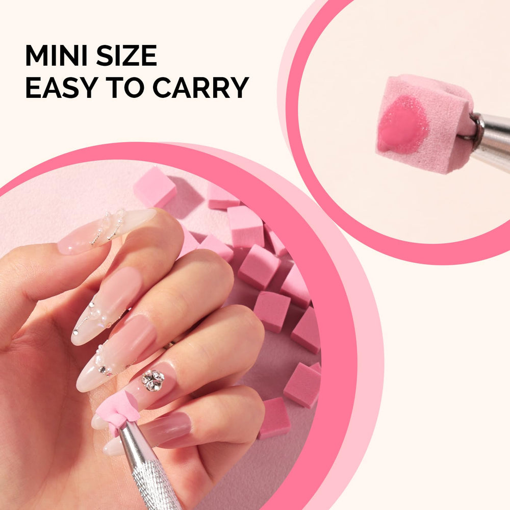 MelodySusie gradient nail sponges suit professional and home use
